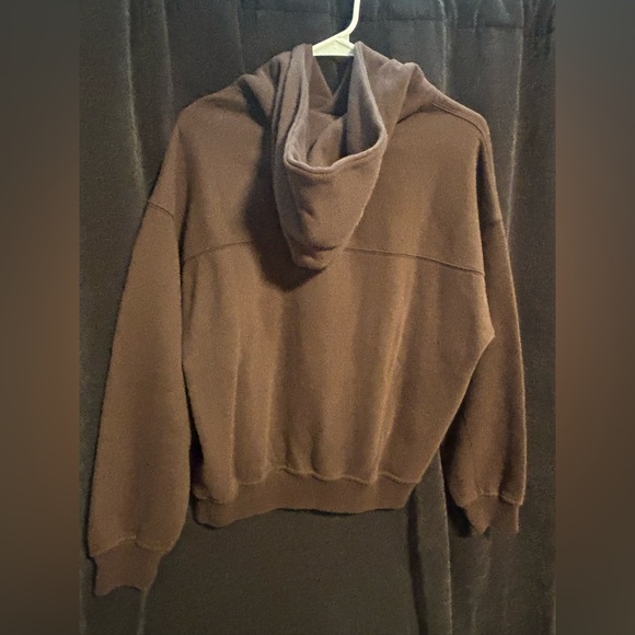 Abercrombie & Fitch Hoodie, Soft AF Essential. Brown, never worn but no tags, XS - Picture 2 of 3